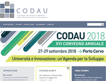 Tablet Screenshot of codau.it